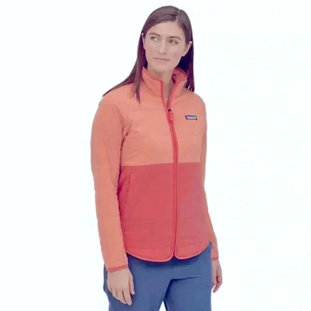 Patagonia Size Small S Women's Orange Jacket Like New. Coral Pink Soft Gorpcore